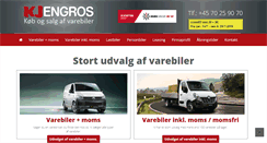 Desktop Screenshot of kj-engros.dk